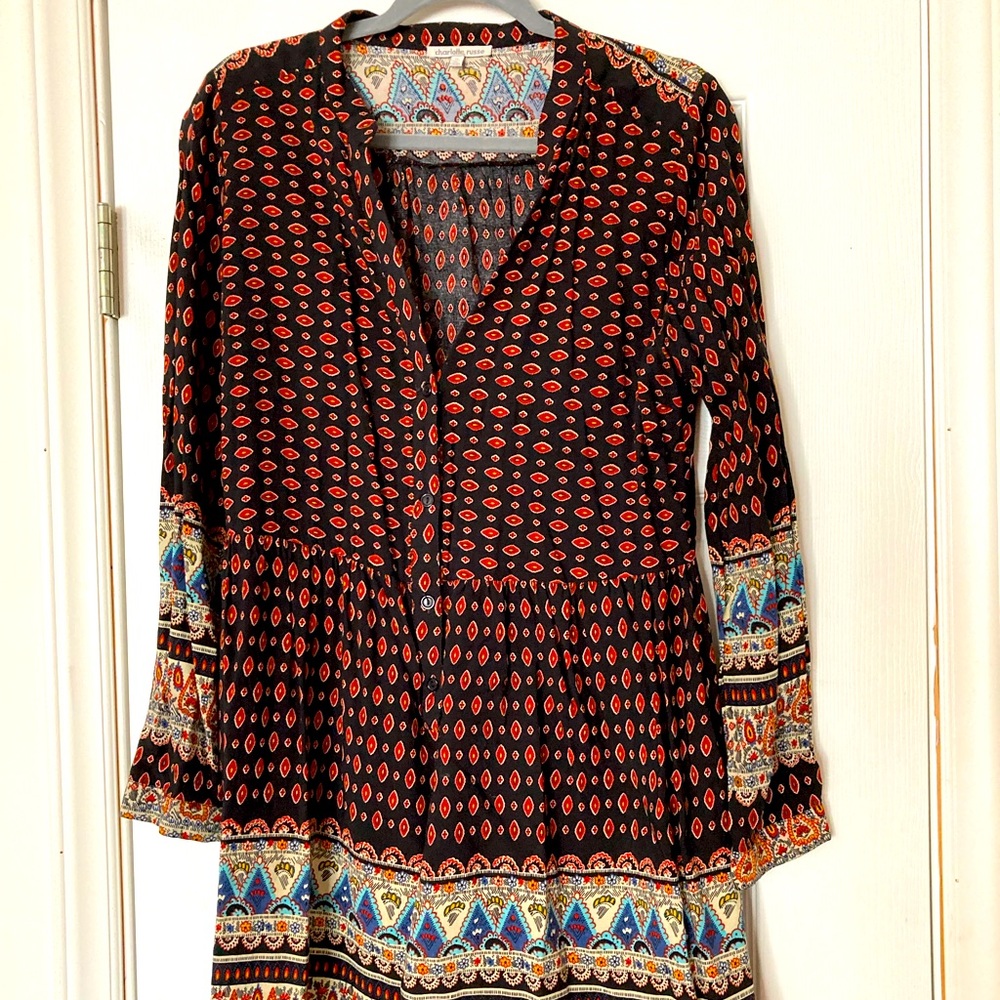 Charlotte Russe paisley cotton dress